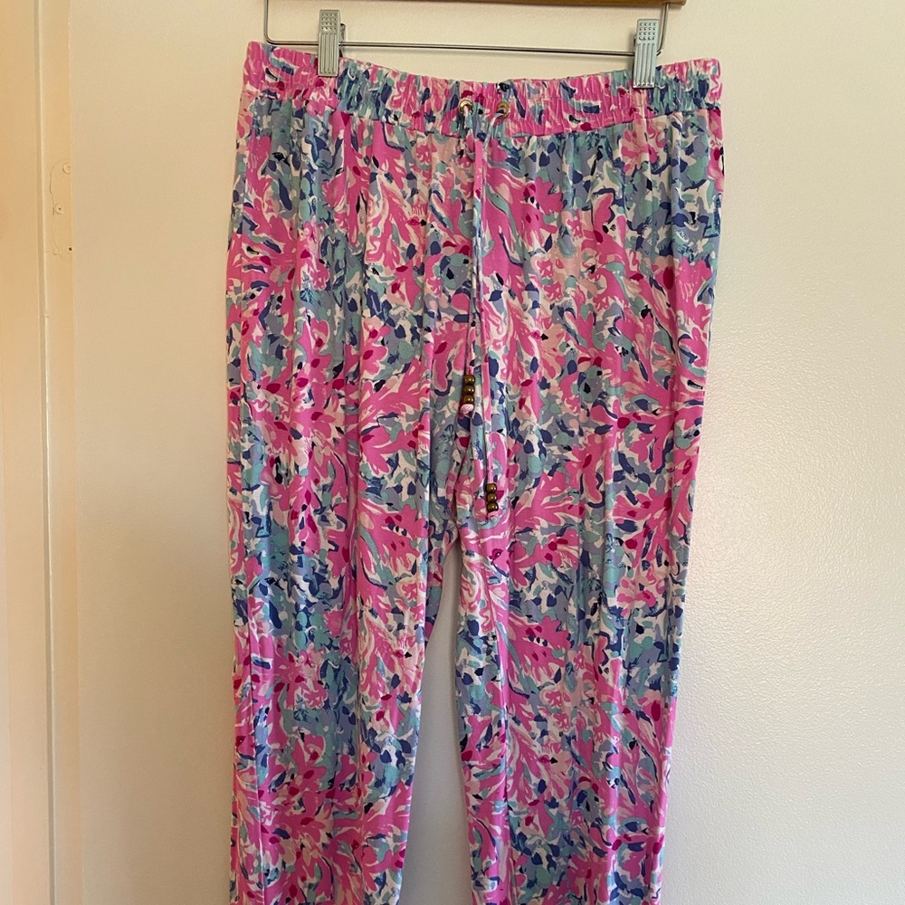 Lilly Pulitzer, cotton joggers (size L)